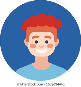 Cute kid face expression emoji emoticon set