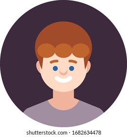 Cute kid face expression emoji emoticon set