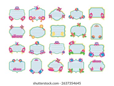 Cute Kid Frame Note Element
