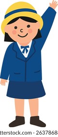 cute kid joy cild illustration vector