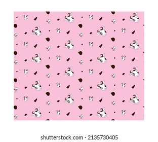 cute kid pattern vector graphics with adorable animal illustrations. Very suitable for printing media for wrapping paper, patterns on children's clothes, wallpapers, etc
