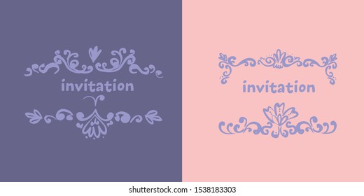 Cute kid style curl hand drawn element for web banners, posters, cards, wallpapers, backdrops, panels. French inspired hand drawn sketch floral baroque pattern. 