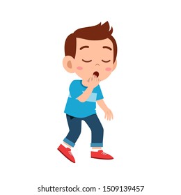 cute kid teen boy show facial expression