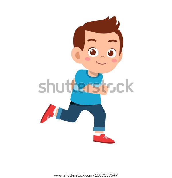 Cute Kid Teen Boy Show Facial Stock Vector (Royalty Free) 1509139547