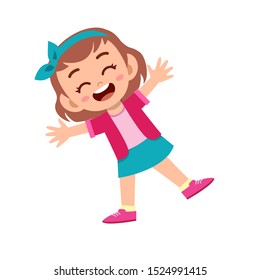 Cute Kid Teen Girl Show Facial Stock Vector (Royalty Free) 1524991415 ...