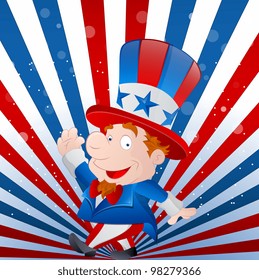 Cute Kid Uncle Sam