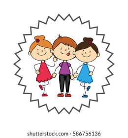 cute kids avatars character