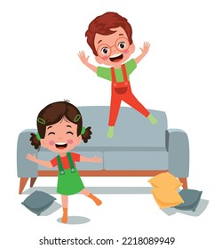 cute kids bouncing seat upset