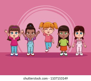 Cute kids cartoon