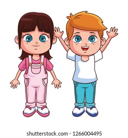 Cute kids cartoon