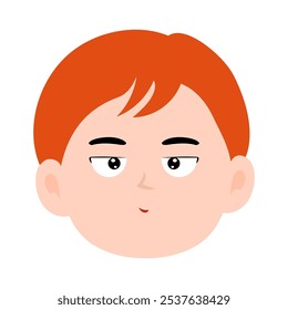 cute kids character design vector