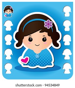 Cute kids collection(girl version)