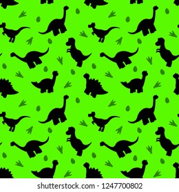 Cute kids dinosaurs pattern for girls and boys. backdrop for textile and fabric.