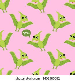 Cute kids dinosaurs pattern for girls and boys. Colorful dinosaurs on the abstract grunge background.. The dinosaurs pattern is made in neon colors. Urban pattern. backdrop for textile and fabric.