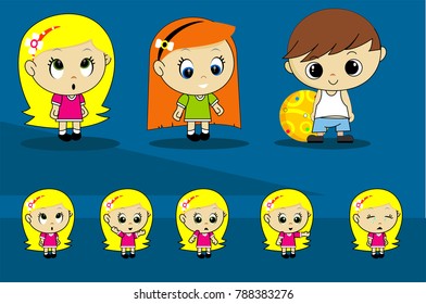 cute kids expressions