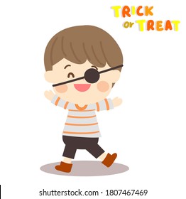 
Cute Kids halloween costumes Vector
