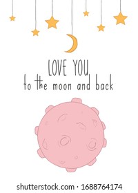 cute kids quotes, illustration in vector format