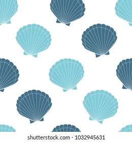 Cute kids shell pattern for girls and boys. Colorful shell on the abstract pattern create a fun cartoon drawing. The background is made in pastel colors. Urban shell pattern for textile and fabric.