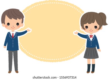 Cute kids with speech bubbles, stylish children jumping with speech bubble, child talking with speech balloon