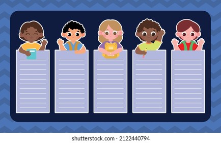 niños lindos estudiantes con sábanas