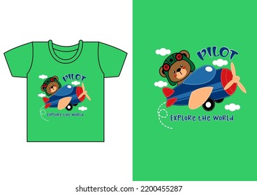 cute kids t shirt graphic design for printing