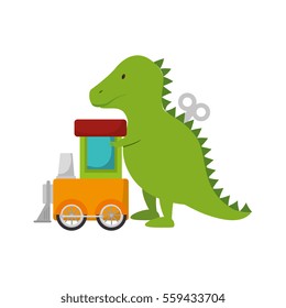 cute kids toys icon