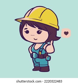 Cute kids vector illustration. vector cartoon style