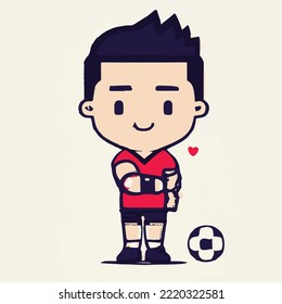 Cute kids vector illustration. vector cartoon style