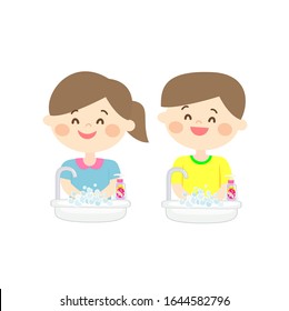 Vector de manos limpias