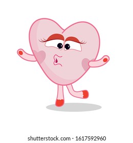 cute kind heart vector graphics