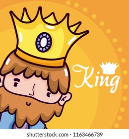 Cute king cartoon