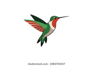 Lindo Ilustración vectorial de pájaro martín y obras de arte