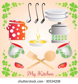 cute kitchen set