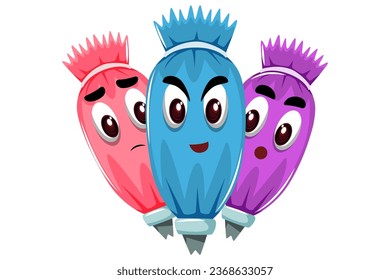 Cute Kitchenware Character Design Illustration