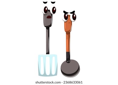 Cute Kitchenware Character Design Illustration