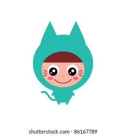 cute kitten baby girl