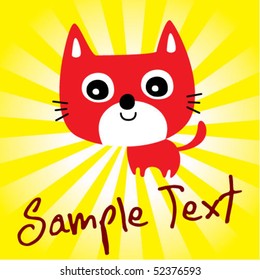 cute kitten card