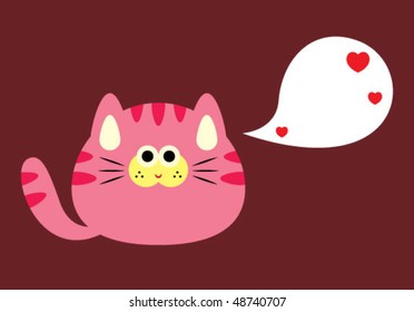 cute kitten doodle