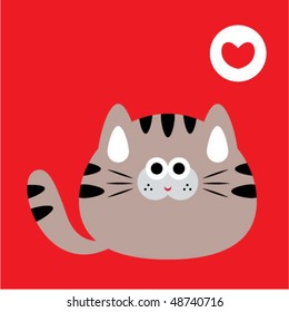 cute kitten doodle