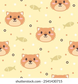 Cute Kitten Vector Pattern Fashion Designs