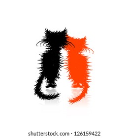 Cute kittens for your design