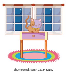 cute kitty cat cartoon