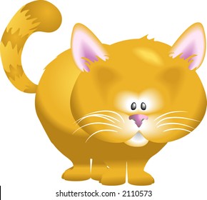 A cute kitty cat! No meshes used, all blends or gradients.