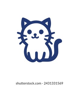 Cute Kitty Cat vector Design