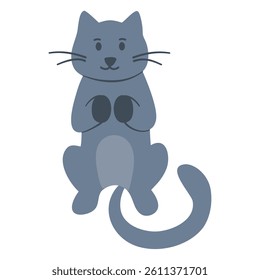 Cute kitty cat vector illustration