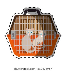 cute kitty mascot icon