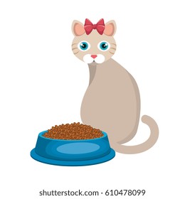 cute kitty mascot icon