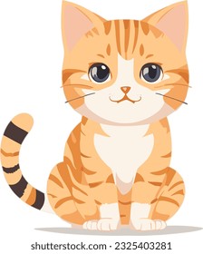 Cute kitty vector design cartoon