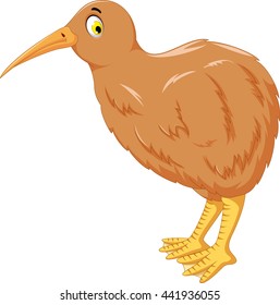 cute kiwi bird cartoon for you design