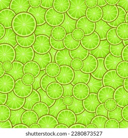 Cute kiwis rebanar un vector de patrón sin costuras.